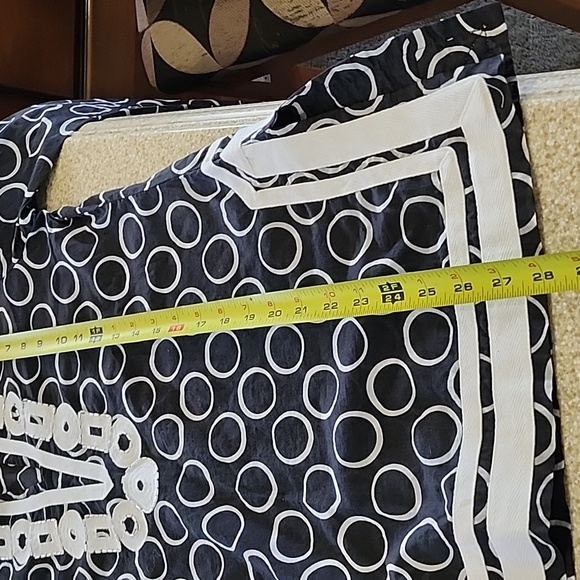 Michael by MK Light Long Sleeve Circle Print Black White Tunic Small - Picture 11 of 11